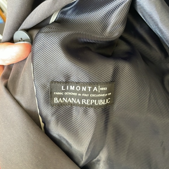 Banana Republic Slate Blue Trench Coat - Picture 3 of 10